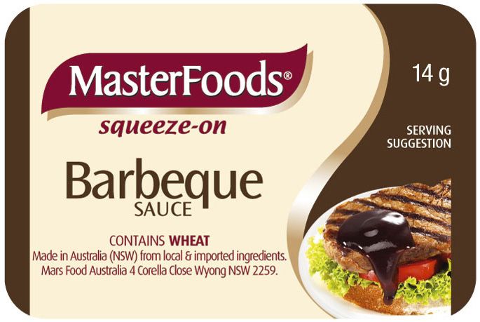 BARBEQUE SAUCE PORTION 14GM X100