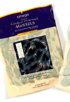 WHOLE COOKED MUSSELS 500GM