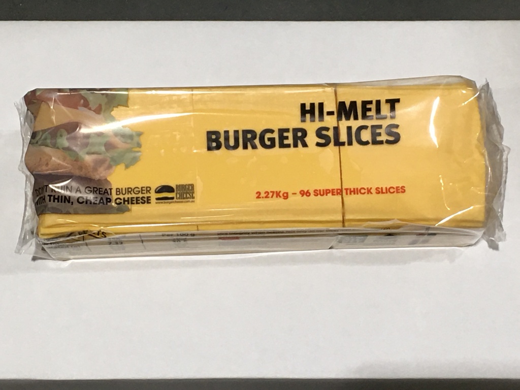&quot;The Burger Cheese&quot; Hi-Melt Slices 2.27kg (96)