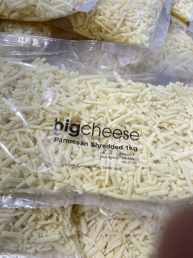 Big Cheese Parmesan Cheese Shredded 1kg