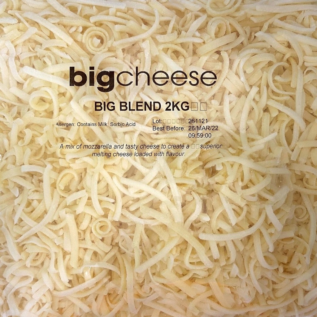 Big Blend Shredded Cheese 2kg
