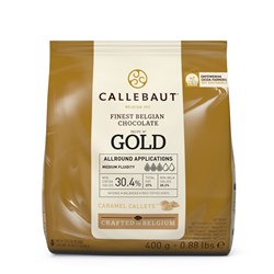 Callebaut Caramel &quot;Gold&quot; Chocolate Buttons 400g