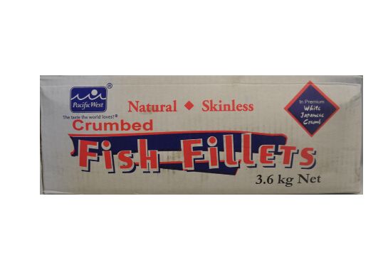 CRUMBED FISH FILLETS 140GM X 32