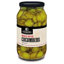 [BBCUCUMBERS] BREAD &amp; BUTTER PICKLED CUCUMBER SLICES 2KG
