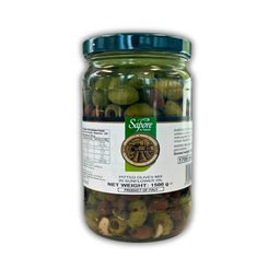 [OLIVES/MIXED] ITALIAN MIXED PITTED OLIVES 1500G