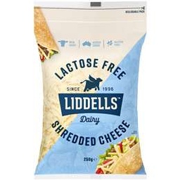 [LIDDELLS250SHRED] Lactose Free Shredded Cheese 250g x 14