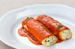 [CASA/CANNSPIN] SPINACH &amp; RICOTTA CANNELLONI 140GM X 42