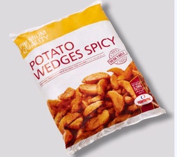 [POTEUWDGE] Spicy Potato Wedges 2.5kg x 4